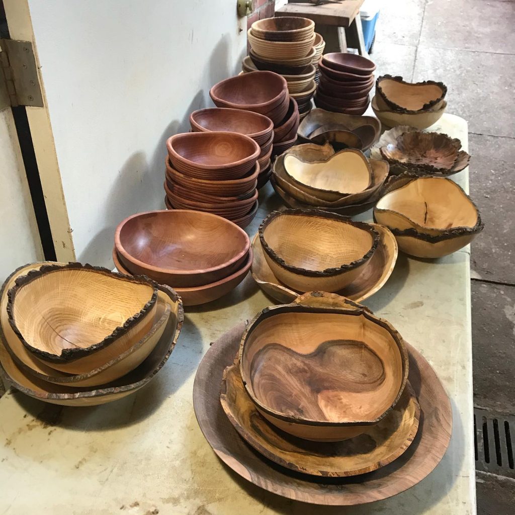 wood turned bowls